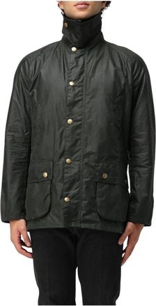 Barbour Waxed Cotton Jacket - Heren - Zomerjassen - Bruin - S - Katoen - Jassen