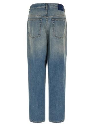 Maison Margiela Deconstructed Cotton Jeans - Blue