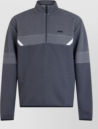 HUGO BOSS high neck zip sweatshirt