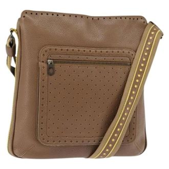 Bottega Veneta Pre-owned Cross Body Bags, female, Brown, Size: ONE SIZE Pre-owned Shoulder Bag