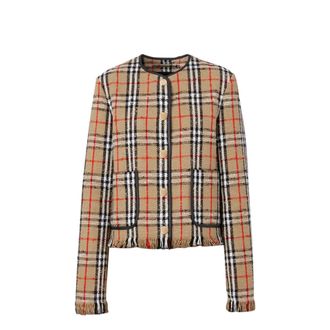 Burberry Vintage Check Motiv Jacke
