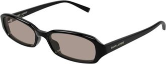 Saint Laurent SL 872 Erin 002 Zonnebrillen - Dames - Zonnebrillen - Zwart - 52 MM - Nylon - Accessoires