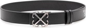 Off-white Black Cintura Solid Adjustable Belt