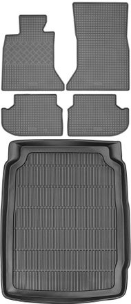 OEM Juego De Alfombrillas De Goma Para Coche Y Alfombrilla Para Maletero Para Bmw Serie 5 F10 Sed&aacute;n (2014-2017)