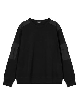 STUDIO TOMBOY arm-pocket long-sleeves T-shirt - Zwart