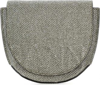 Ganni Banner Nano Schoudertas - Dames - Handtassen - Grijs - ONE Size - Polyester - Tassen