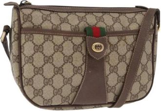 Gucci Pre-owned Plastic Cross Body Tas - Dames - Vintage Schoudertas - Beige - ONE Size - Vintage