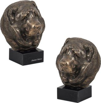 OEM Pastor Del C&aacute;ucaso - Estatuilla De Perro, Busto Sobre Base De Piedra, Escultura, Trofeo Para La Exposici&oacute;n De Perros De La Marca Art-dog