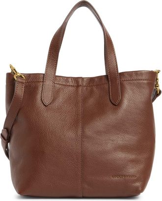 Lucky Brand Anny Mini Leather Tote Bag in Dark Cappucino at Nordstrom Rack