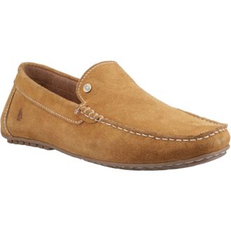 Hush Puppies Ralph Suede Leren Heren Tan Instappers