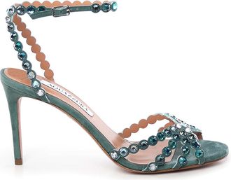 Aquazzura Tequila Crystal Sandals