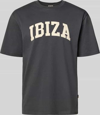 Only & Sons Relaxed Fit T-Shirt aus reiner Baumwolle Modell RICO in Dunkelgrau, Gr&ouml;&szlig;e XXL