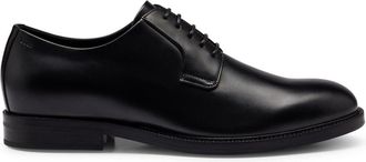 HUGO BOSS Mens Dressletic Derby Shoes in Black - Size UK 12