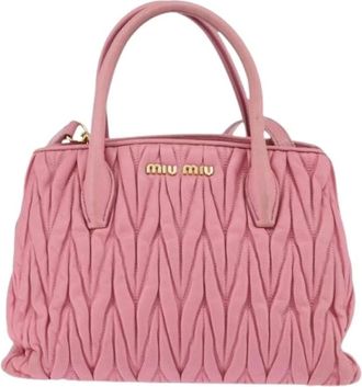 Miu Miu Pre-owned Handbags, female, Pink, Size: ONE SIZE Pre-owned Handbag