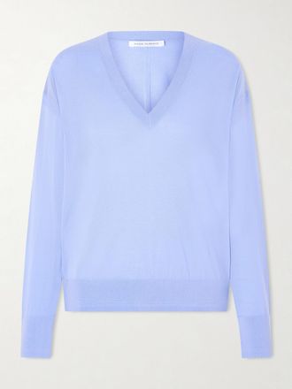 Maria McManus Pullover In Lana Merino - Blu