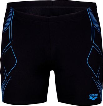 Arena Graphic Swim Mid Jammer Badehose f&uuml;r Herren | schwarz