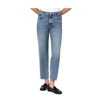 Frame Denim Cropped Jeans, female, Blue, Size: W29 Le Jane Straight Leg Jeans