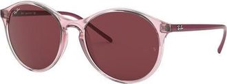 Ray-Ban RB4371 640075 Womens Sunglasses Pink Size 55
