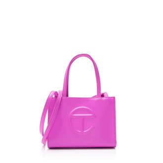 Telfar Faux Leather Small Shopping Tote