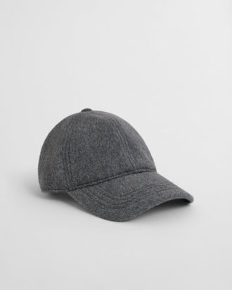 GANT Women Lustrous Melton Cap (ONE SIZE) GREY MELANGE