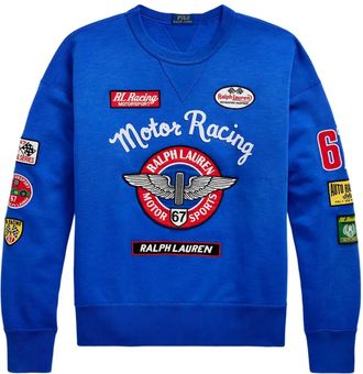 Polo Ralph Lauren Felpa con applicazione logo - Blu