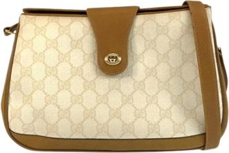 Gucci Pre-owned Cross Body Bags, female, Beige, Size: ONE SIZE Pre-owned Cross Body Bag