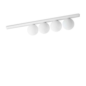 Netlighting Binomio 4 Light Globe Ceiling Light White