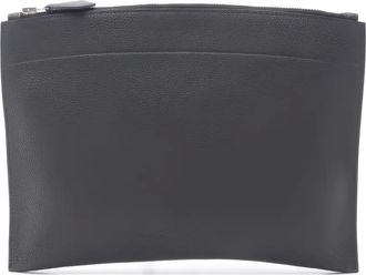 Hermès Clutch MM Bazaar in pelle 2016 - Grigio