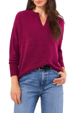 Vince Camuto Drop Shoulder V-Neck Sweater in Frenzy at Nordstrom, Size X-Large