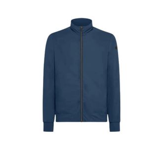 Roberto Ricci Design Bomber Jackets, male, Blue, 2XL, Light Zippered Surflex Fabric Jacket