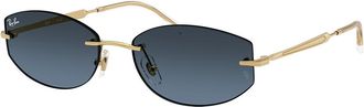 Ray-Ban RB3792 001/4C Mens Sunglasses Gold Size 55