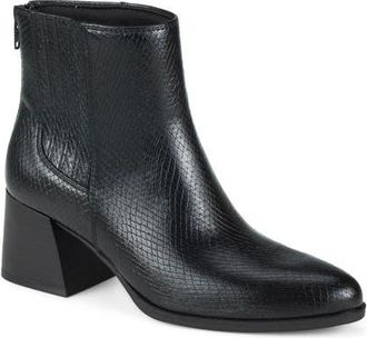 BareTraps Biana Block Heel Bootie in Black at Nordstrom, Size 7.5