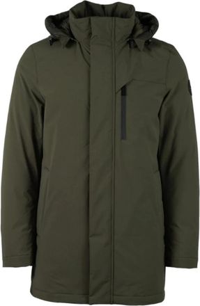 Woolrich Mountain Stretch Parka - Heren - Mantels - Groen - Maat: 2XL Polyamide