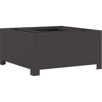 vidaXL Hoguera Negro 60 X 60 X 30 Cm Acero Laminado En Fr&iacute;o Vidaxl