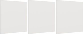 Topeshop Malax - 3x Puertas Para Estanter&iacute;a Malax, Tip-on, Blanco