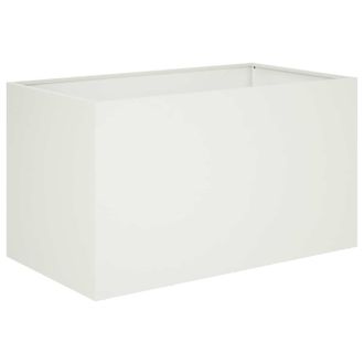vidaXL Macetero De Jard&iacute;n Blanco 100 X 50 X 50 Cm Vidaxl