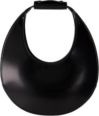 Staud Moon Shoulder Bag - Leather - Black