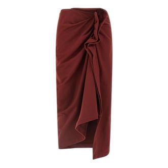 Dries Van Noten Dames, Rokken, Rood, Maat: XS Katoen