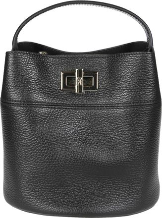 Furla Amelia Compact Leather Mini Bucket Bag