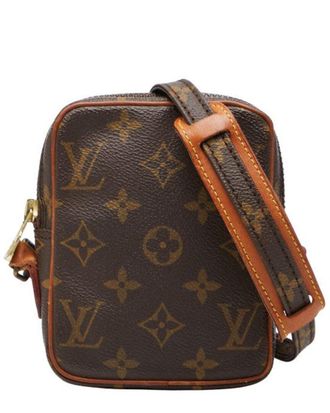 Louis Vuitton Brown Coated/Waterproof Canvas Mini Danube (Authentic Pre-Loved)