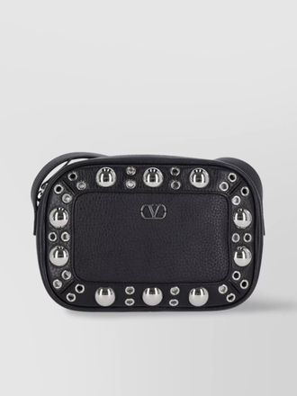 Valentino Garavani nellc&ocirc;te leather shoulder bag