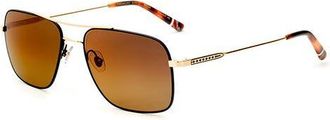 Etnia Barcelona Fremont 17 Sun Polarized BKGD Mens Sunglasses Gold Size 58