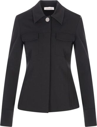 Sportmax Wells Jacket - Dames - Zomerjassen - Zwart - S - Denim - Jassen