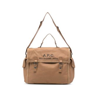 A.P.C. A. p.c. Flap Top-handle Messenger Bag