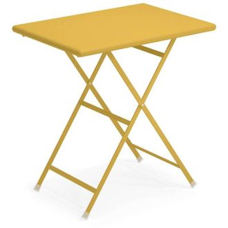 Emu Arc En Ciel Tavolo Rettangolare Pieghevole 70X50 Giallo Curry Ral 1005 (62)