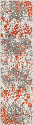 Safavieh Alfombra gris/naranja 66 x 183 cm