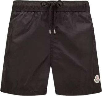 Moncler Black Logo Swim Suit