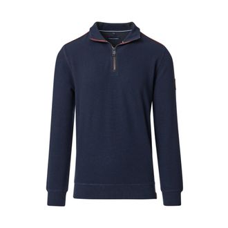 Casamoda Heren, Sweatshirts & Hoodies, Blauw, Maat: 3XL