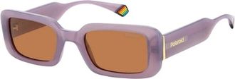 Polaroid Sunglasses, female, Purple, 52 MM, PLD 6208/S/X 789(He)