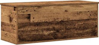 vidaXL Storage Box Old wood 90 x 35 x 35 cm Engineered Wood Vidaxl